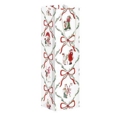 Geschenktüte für Flaschen Weihnachtswerkstatt