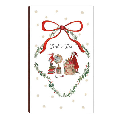 Streichholzschachtel Weihnachtswerkstatt Frohes Fest