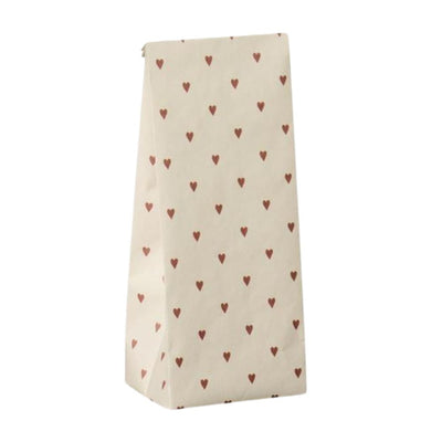 Ib Laursen Buntfalttüte Herzen 5er-Set taupe klein