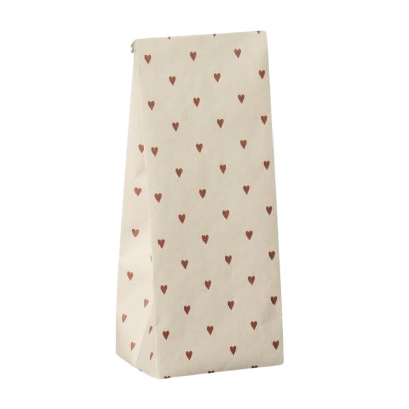 Ib Laursen Buntfalttüte Herzen 5er-Set taupe klein