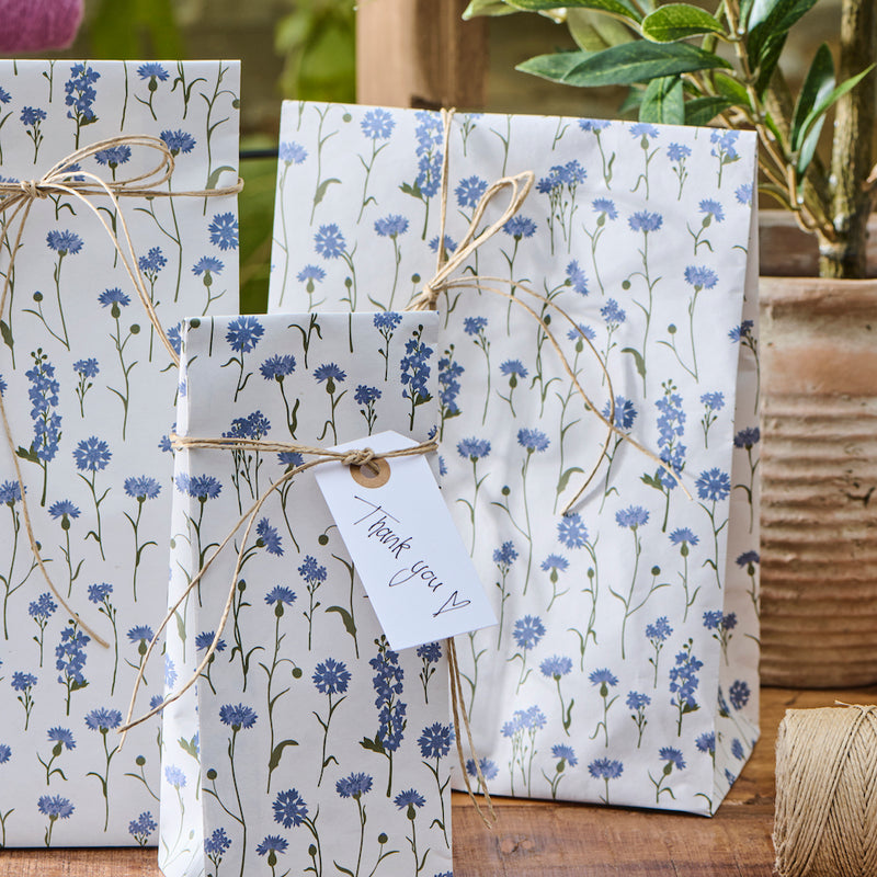 Ib Laursen Buntfalttüten Kornblumen 5er-Set breit
