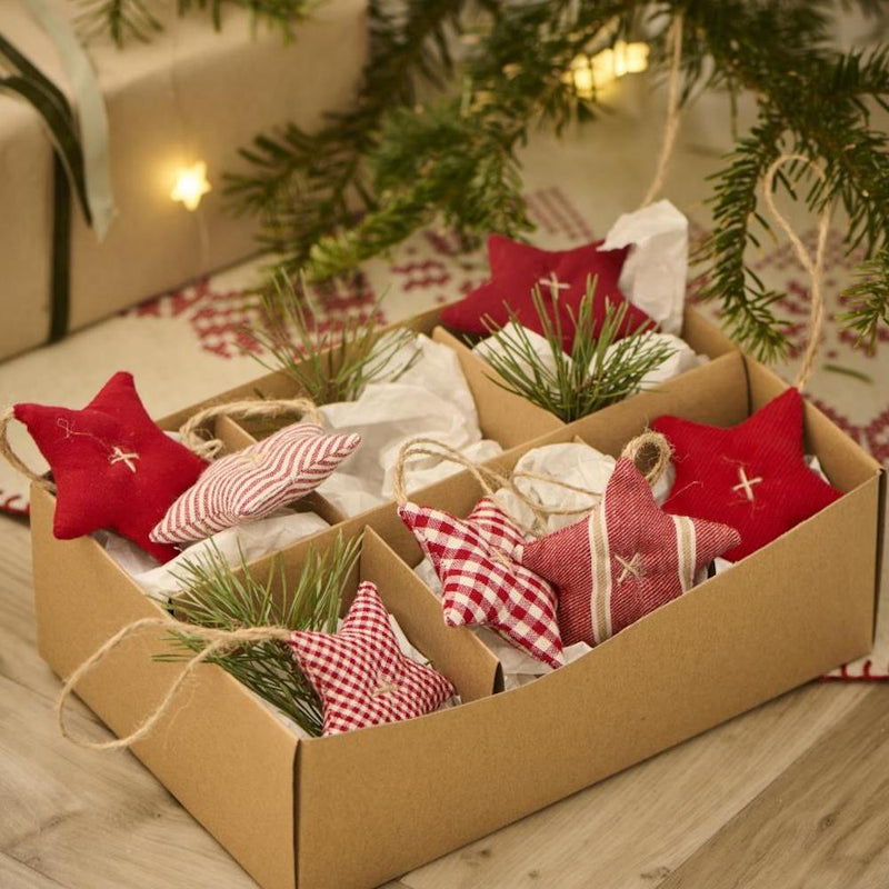 Ib Laursen Sterne Thilda zum Hängen 2er-Set rot