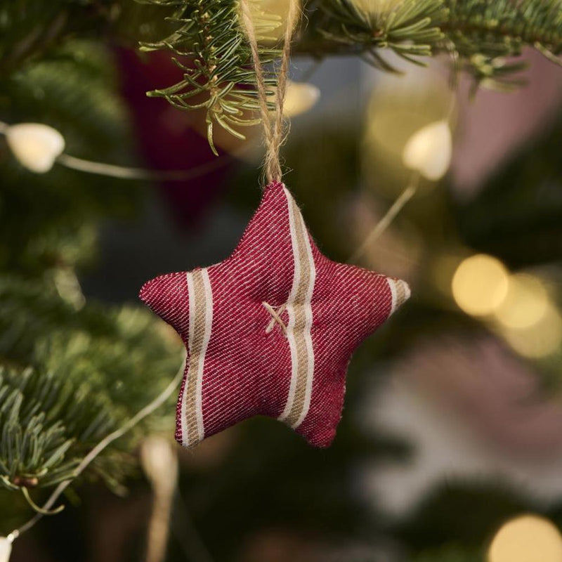 Ib Laursen Sterne Tona zum Hängen 2er-Set rot