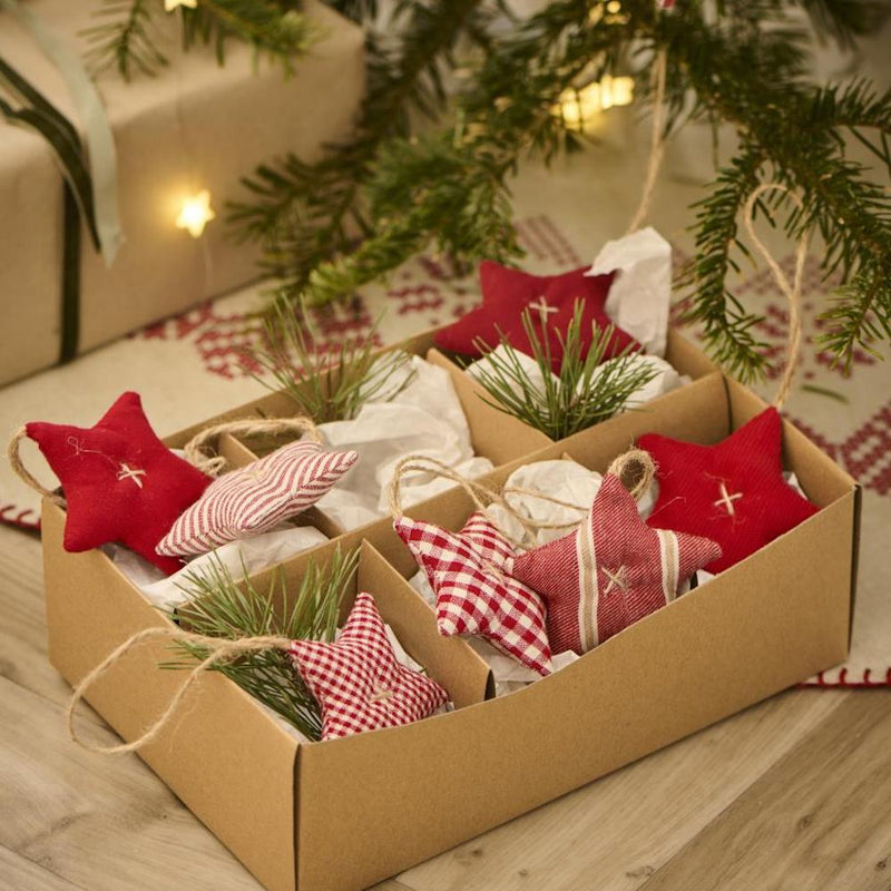 Ib Laursen Sterne Tona zum Hängen 2er-Set rot