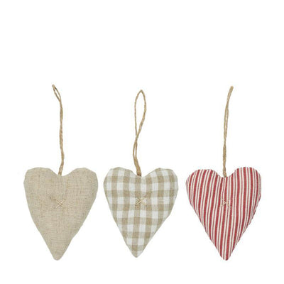 Ib Laursen My Nostalgic Christmas Herzen 3er-Set hell