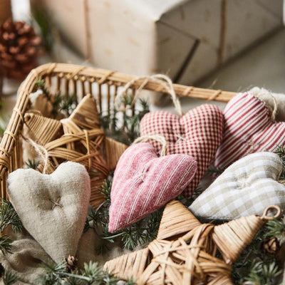 Ib Laursen My Nostalgic Christmas Herzen 3er-Set hell