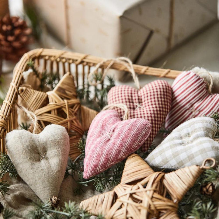 Ib Laursen My Nostalgic Christmas Herzen 3er-Set hell