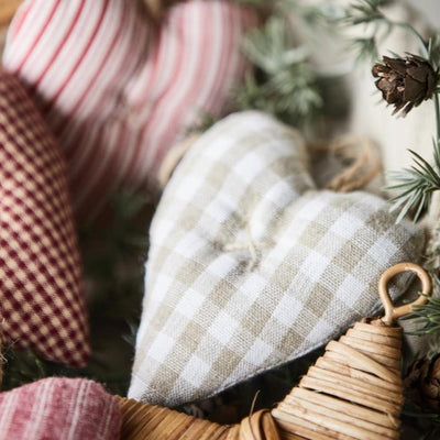 Ib Laursen My Nostalgic Christmas Herzen 3er-Set hell