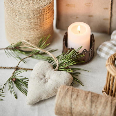 Ib Laursen My Nostalgic Christmas Herzen 3er-Set hell