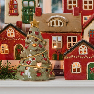 Ib Laursen Teelicht-Tannenbaum Stillenat hellgrün