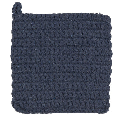 Ib Laursen Topflappen Midnight Blue gehäkelt