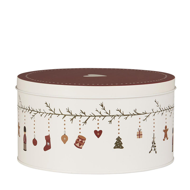 IB Laursen Gebäckdose My Nostalgic Christmas rund