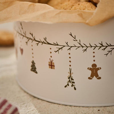 IB Laursen Gebäckdose My Nostalgic Christmas rund