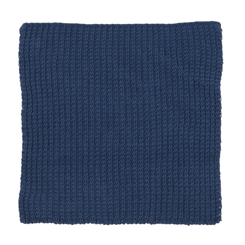 Ib Laursen Spüllappen gestrickt dunkelblau