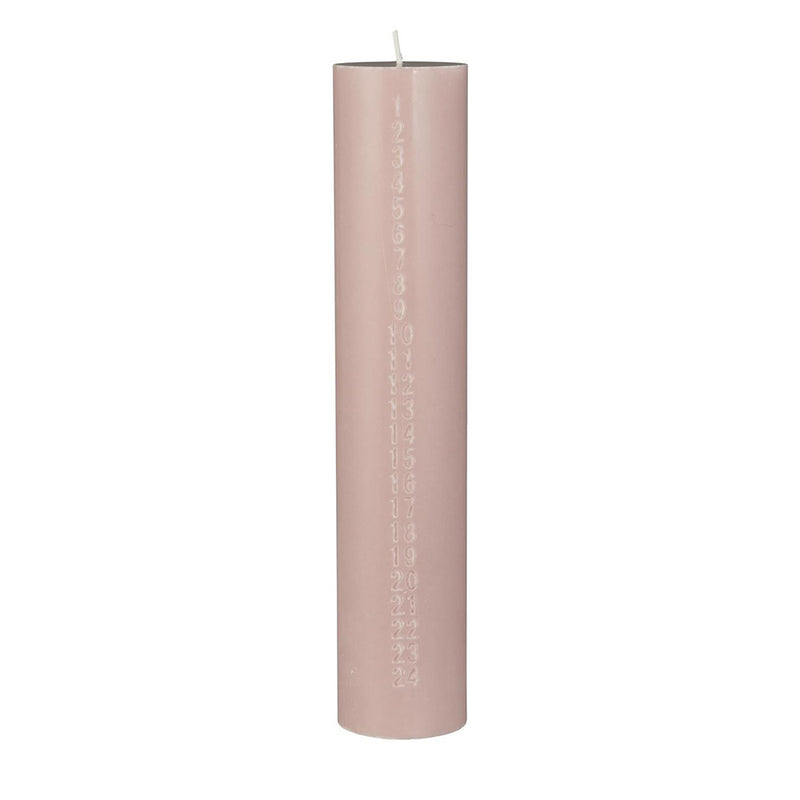 IB Laursen Weihnachtskerze 1 - 24 rosa