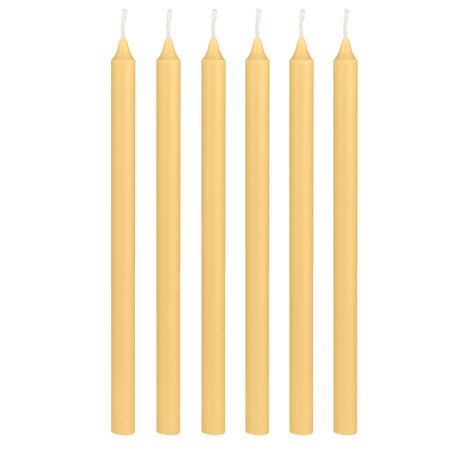 Ib Laursen Stabkerzen Hege schmal lemonade 6er-Set