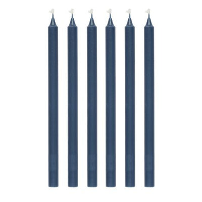 Ib Laursen Stabkerzen Hege schmal cornflower 6er-Set