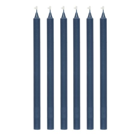 Ib Laursen Stabkerzen Hege schmal cornflower 6er-Set