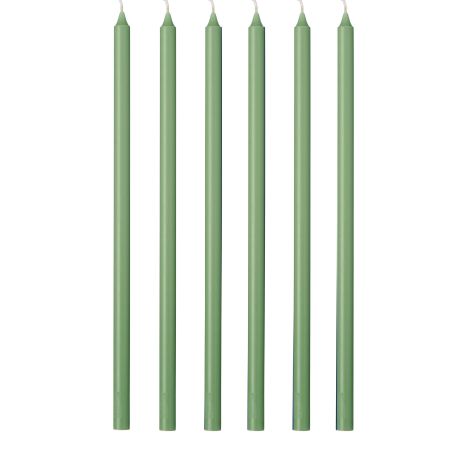 Ib Laursen hohe Stabkerzen Hege green tea 6er-Set