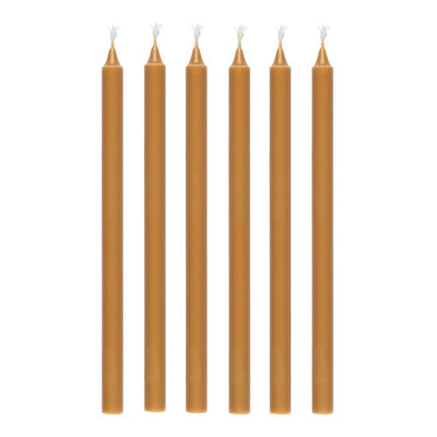 Ib Laursen Stabkerzen Hege schmal honigfarben 6er-Set