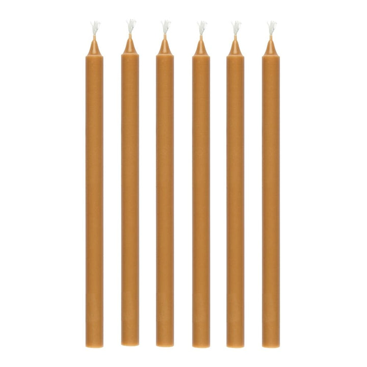 Ib Laursen Stabkerzen Hege schmal honigfarben 6er-Set