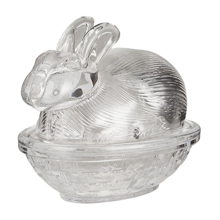 Ib Laursen Glas Hase mit Deckel