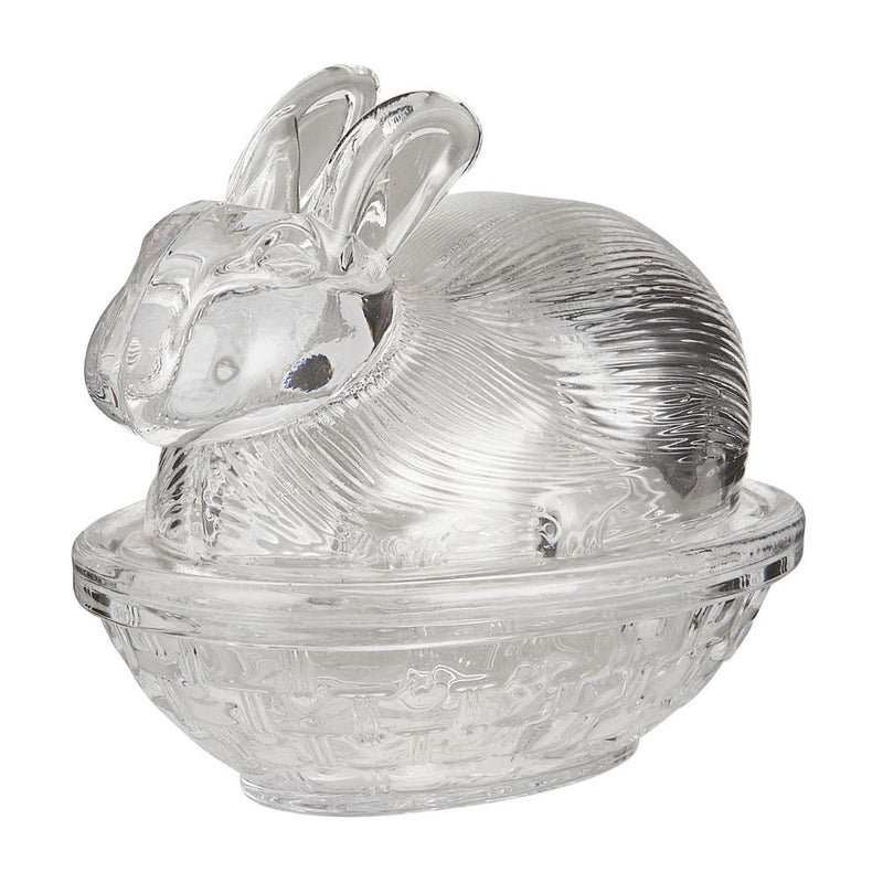 Ib Laursen Glas Hase mit Deckel