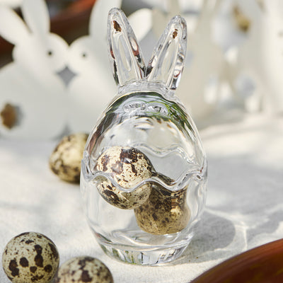 Ib Laursen Glas Osterei mit Hasenohren