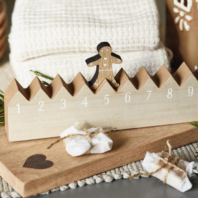 Ib Laursen Weihnachtskalender Lebkuchenmann Holz