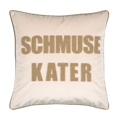 Pad Kissenhülle Schmusekater 45 x 45 cm sandfarben