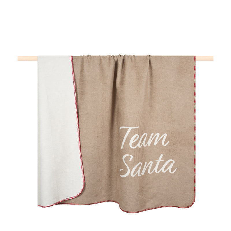Pad Decke Team Santa beige-weiß 150 x 200 cm