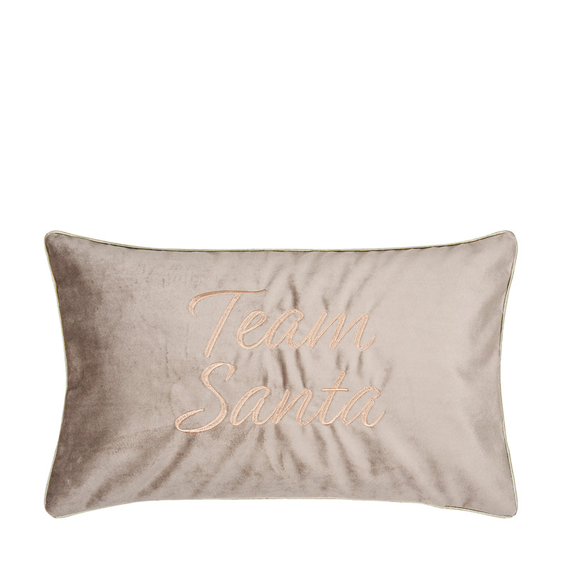 Pad Kissenhülle Team Santa taupe-beige 30 x 50 cm