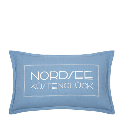 Pad Kissenhülle Nordsee 50 x 30 cm blau