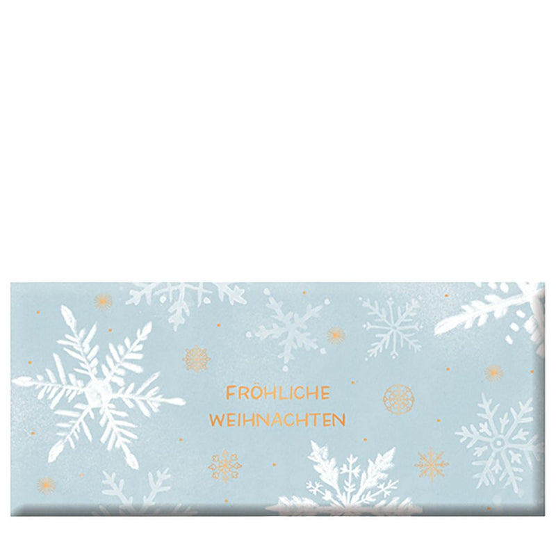 Schoko 30g Weihnachten Fröhliche Weihnachten Schneeflocken