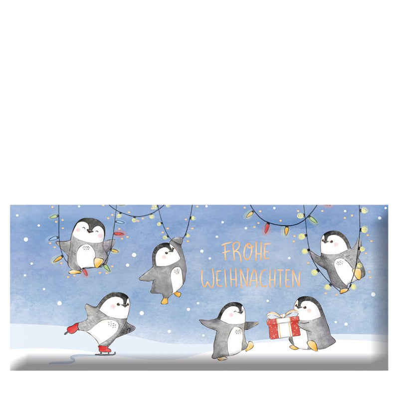 Schoko 30g Weihnachten Frohe Weihnachten Pinguine