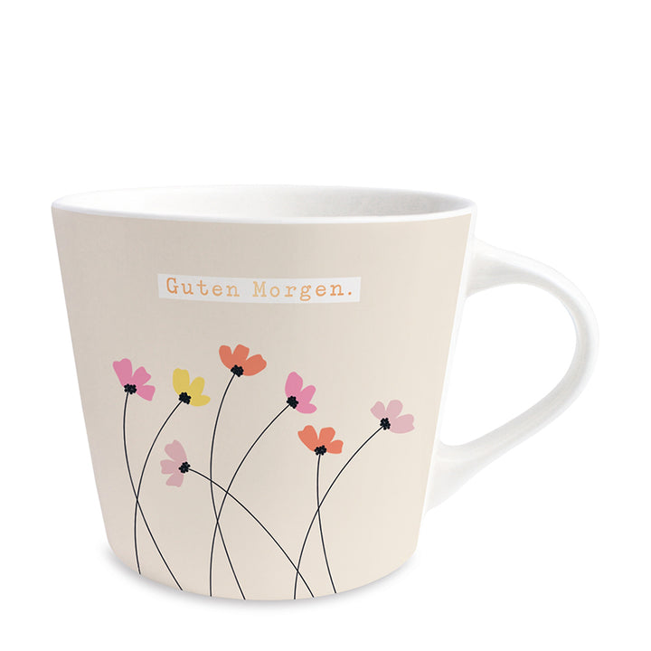 Räder 'Guten Morgen' Tasse – 300 Ml, Mit Humorvollem Text, Prägung Auf Dem Boden