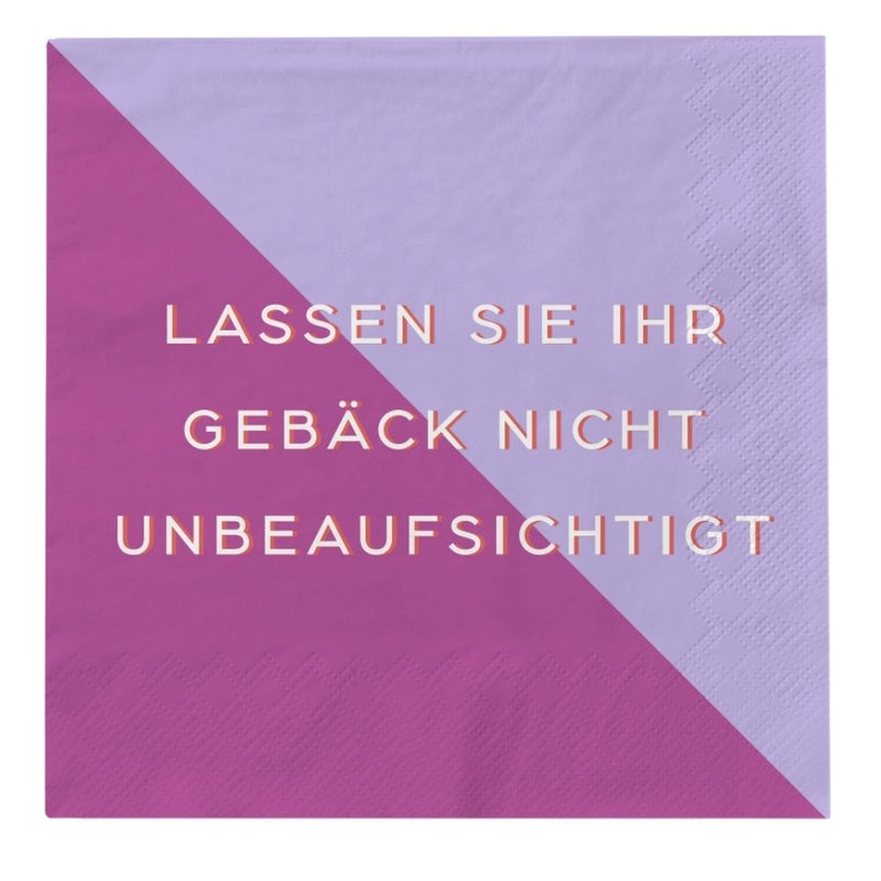 Papierservietten Gebäck