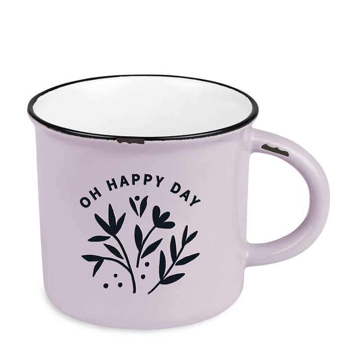 Becher Vintage Oh Happy Day