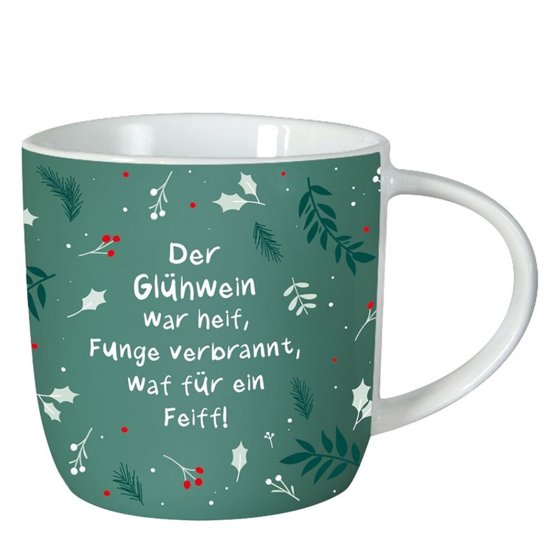 Gute Laune Tasse Weihnachten Zunge verbrannt
