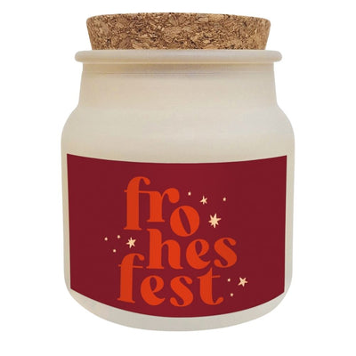 Wohlfühlkerze Weihnachten Frohes Fest