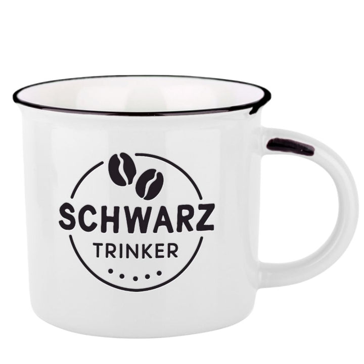 Becher Vintage Schwarztrinker