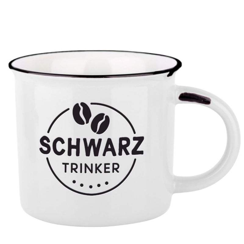 Becher Vintage Schwarztrinker