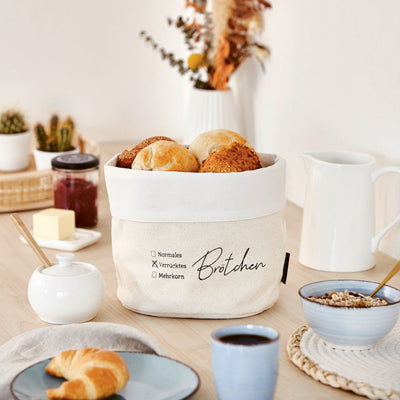 Stoffkörbchen Brötchen