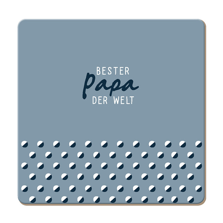Korkuntersetzer Bester Papa der Welt