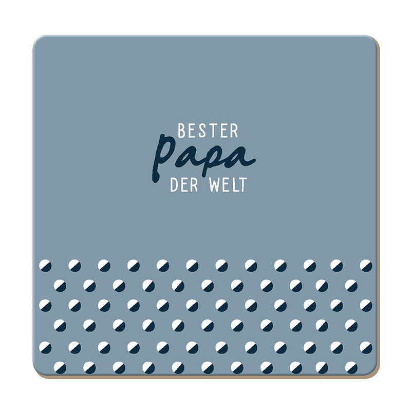 Korkuntersetzer Bester Papa der Welt