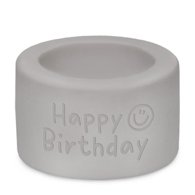 Teelichthalter Happy Birthday