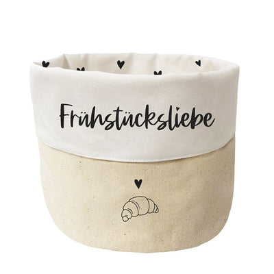 Stoffkörbchen Frühstücksliebe