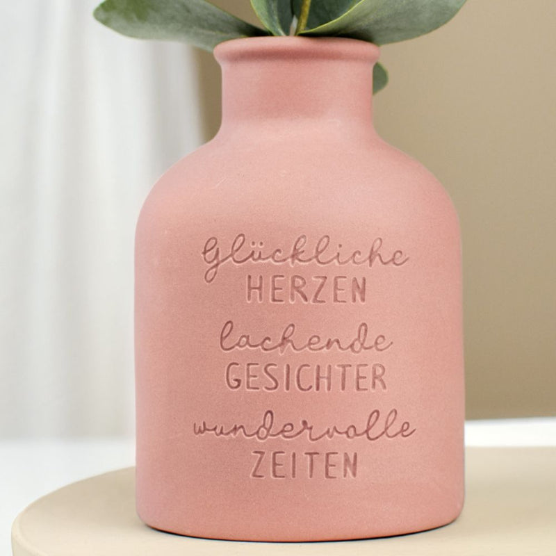 Vase Weihnachten Glückliche Herzen