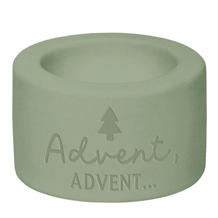 Teelichthalter Weihnachten Advent Advent grün