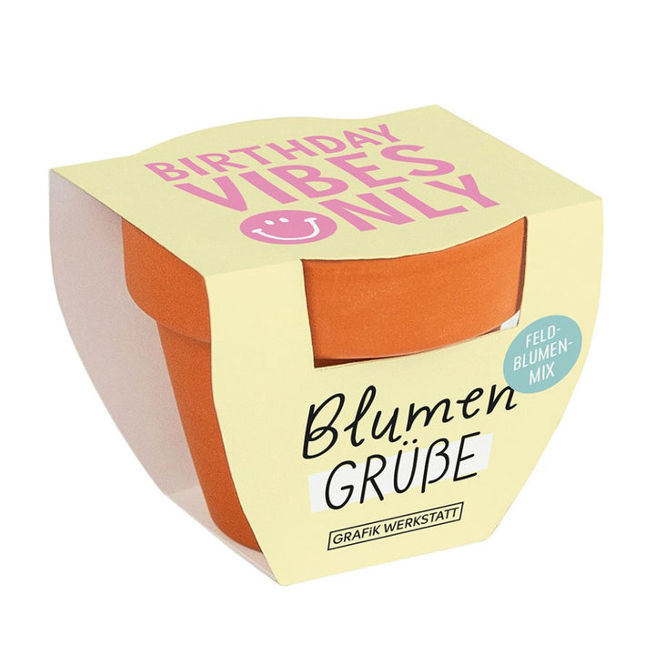 Blumengrüße Birthday vibes only